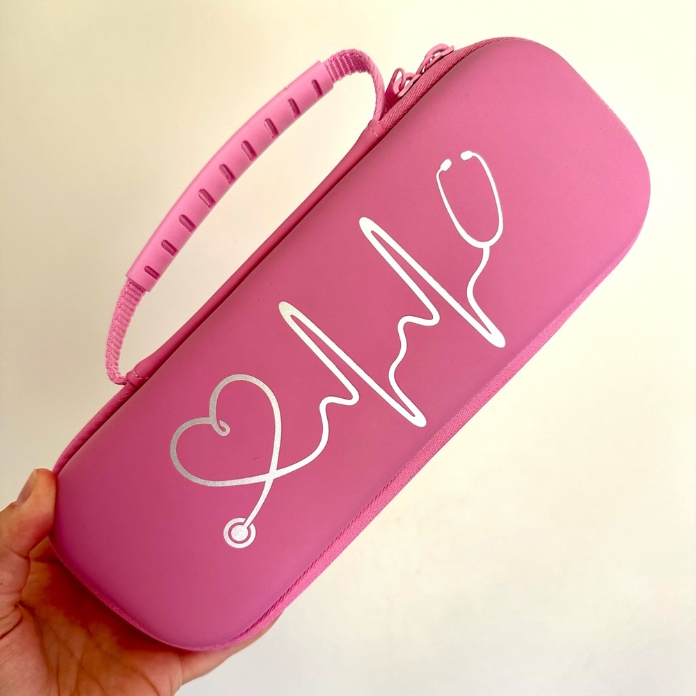 NWOT Pink stethoscope case
